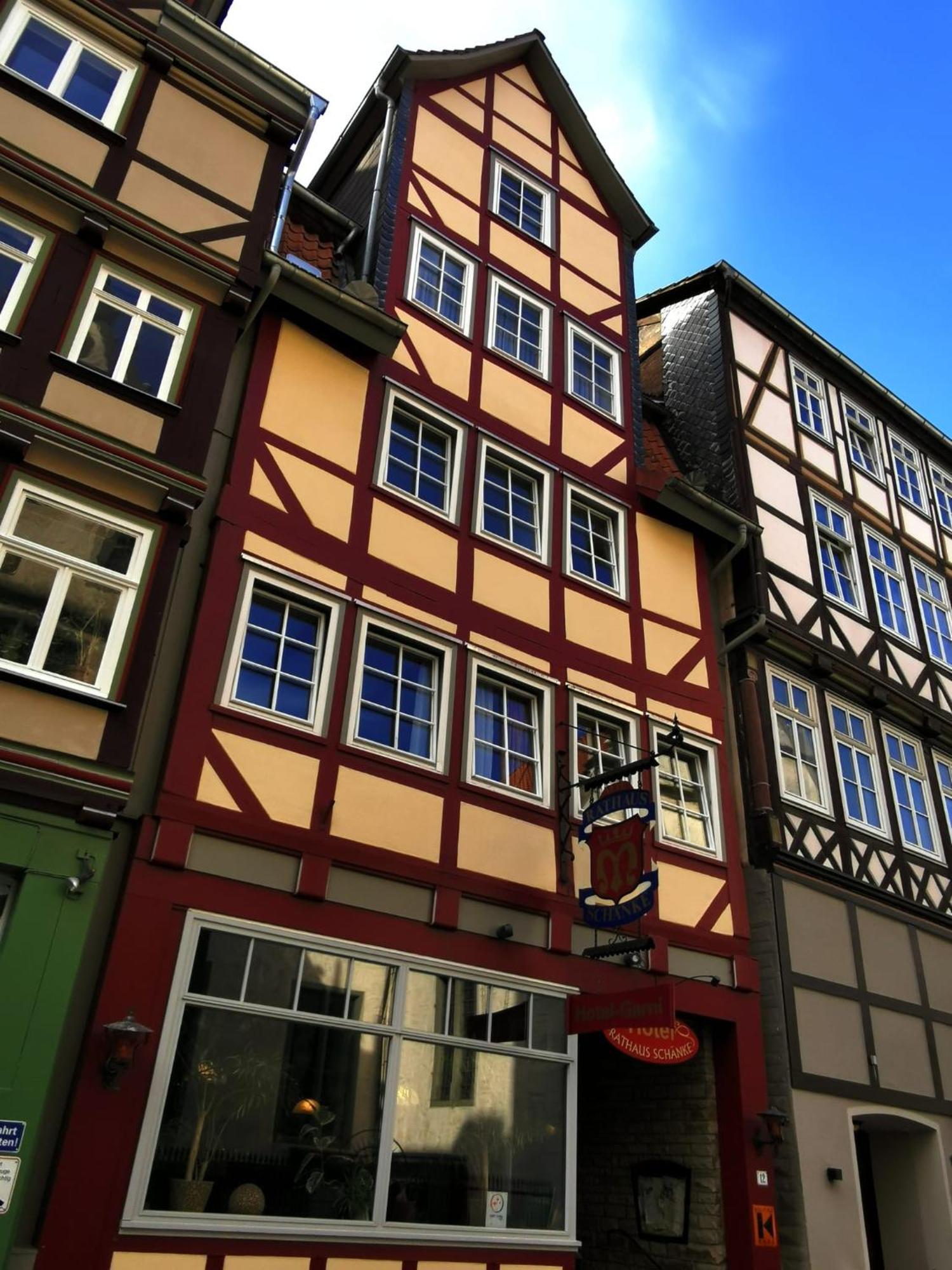 Alte Rathausschaenke - Hotel Garni Hannoversch Münden Exterior foto